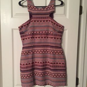 Pink + Purple Tribal Spring Dress